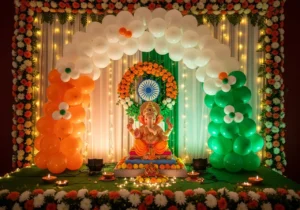 Tricolour Balloon Dekoreshan